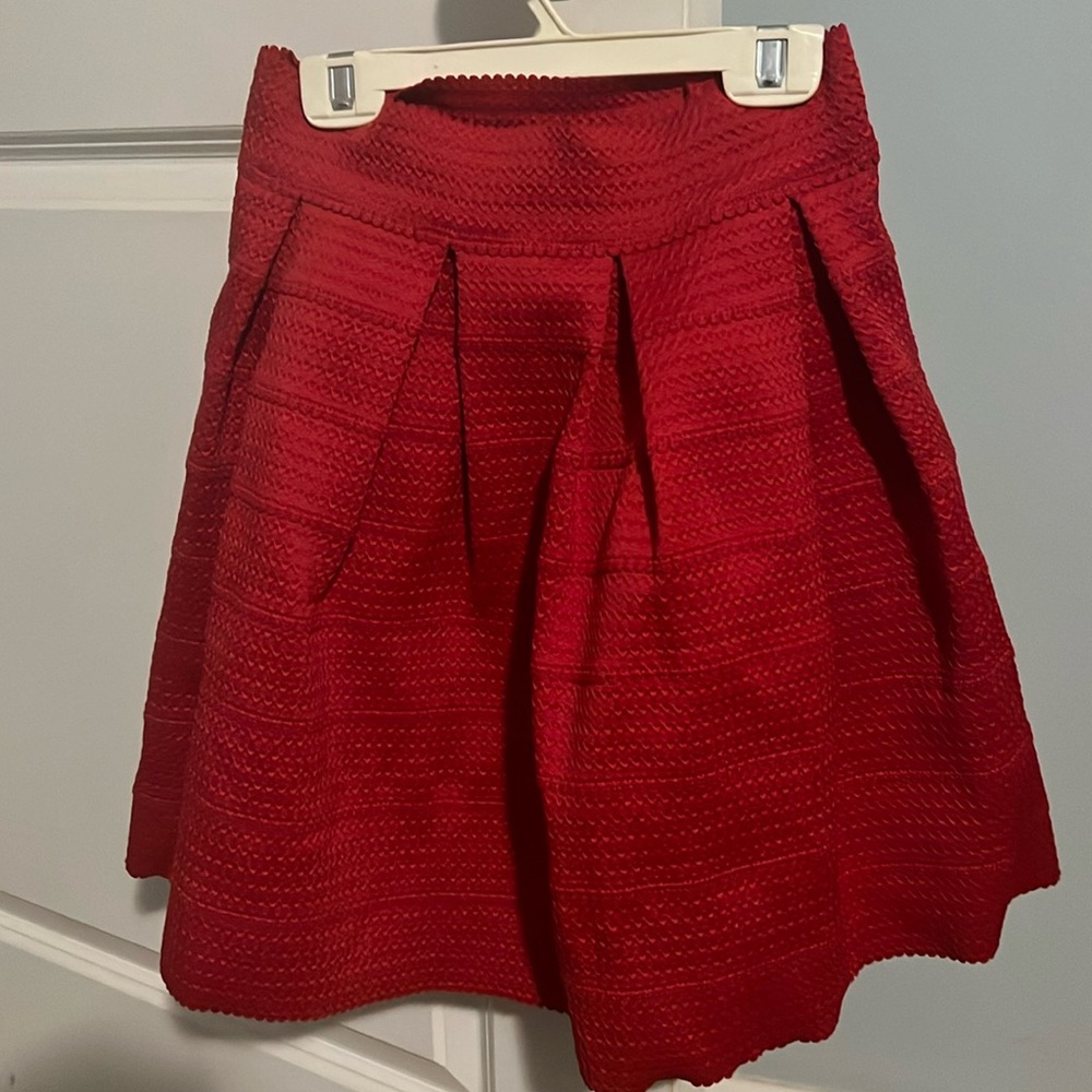 Red EXPRESS skirt